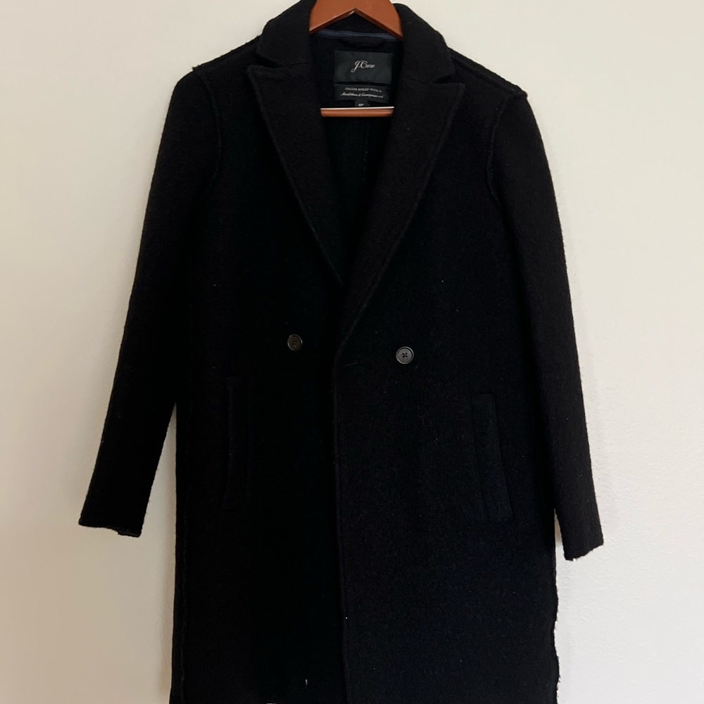 Jcrew wool coat 6p